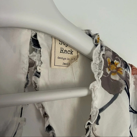 Style Rack Ruffle Mini Dress Floral size small - Picture 14 of 14